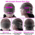 Straight 360 Lace Frontal Wigs Natural Pre-plucked Hairline Human Hair Wig