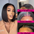Wear Go Straight Bob 4x4 Lace Closure Wig Glueless HD Pre Cut Human Hair Wigs