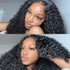Full Curly 13x4 Bob Wig Lace Front Wigs Human Hair Pre Plucked lace closure wig