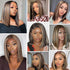 Wear Go Glueless Bob Lace Wig Highlight straight 4x4 5x5 Pre Cut 1B27 Human Hair HD Lace Wigs