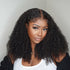 Kinky Curly 9x6 glueless wigs human hair HD Pre max lace front wig