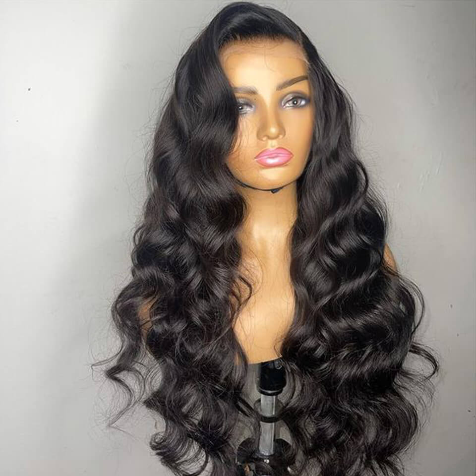 Wear And Go Ocean Wave Glueless HD Lace Wig 5x5 Pre-Cut Human Hair Wigs Pre Plucked Hairline