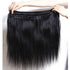 WorldNewHair 3pcs Human Hair Bundles With Lace Frontal Straight Virgin Hair Weave