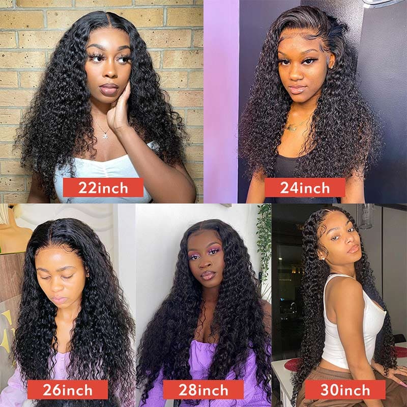 Skin Melt HD Lace Wigs Jerry Curly Hair 13x6 Lace Front Human Hair Wigs For Women