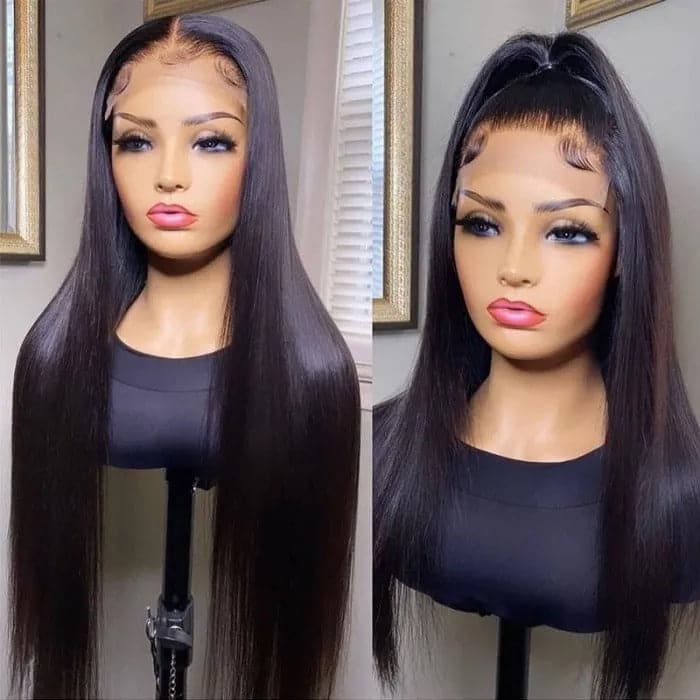 Real HD Glueless Wig 5x5 Lace Closure Wigs Pre Plucked 180% Density