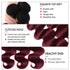 WorldNewHair Burgundy Human Hair Weave 1B/99J Body Wave Hair Bundles 3 Bundle Deals