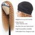 #27 Colored Headband Wig Deep Wave Human Hair Half Wigs with Various Headbands