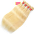 WorldNewHair #613 Straight Hair 3 Bundles Blonde Color Brazilian Human Virgin Hair Weave