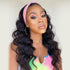 Body Wave Headband Wig Human Hair Glueless Wig