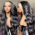 Body Wave 13x6 Transparent Lace Wig 100% Human Hair Wig 250% Density