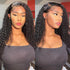 Kinky Curly  4x4 Lace Front Closure Wigs Pre-Plucked With Baby Hair
