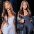 #4 Dark Brown Wigs Body Wave Chocolate Brown Human Hair Lace Front Wigs