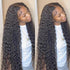 Deep Wave 13x4 HD Transparent Lace Front Wig Human Hair Glueless Lace Wigs