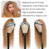 #27 Colored Headband Wig Deep Wave Human Hair Half Wigs with Various Headbands