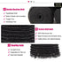 100% Human Hair Deep Wave 3 Bundles With Ear To Ear Frontal Closure With Baby Hair