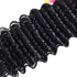 Unprocessed Human Hair Bundles 4 pcs/pack Deep Wave Virgin Hair Weft Natural Color