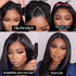 Straight V Part Wig Upgrade U Part Human Hair Wig Beginner Friendly