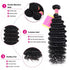 Unprocessed Human Hair Bundles 4 pcs/pack Deep Wave Virgin Hair Weft Natural Color