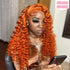 Wand Curl 180% Density Loose Deep13x4 HD Lace Human Hair Wig Natural Hairline