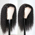 Kinky Curly 5x5 HD Transparent Lace Closure Wig Pre Plucked Natural Hairline Human Hair Wig