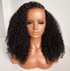 Kinky Curly 360 HD Lace Frontal Wig Pre Plucked 100% Virgin Real Human Hair Wigs