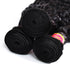 WorldNewHair Curly Hair Weave 100% Human Hair 3 Bundles Natural Color