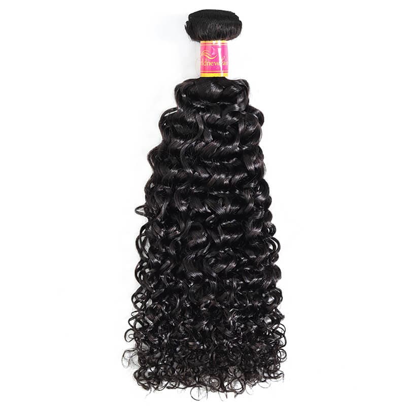 Jerry Curly Hair 1 Bundle Natural Black 100% Human Virgin Hair Weave