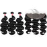 WorldNewHair 3 Bundles With Frontal Brazilian Body Wave Human Hair Bundles With Frontal On Sale