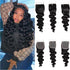 Unprocessed Remy Hair Loose Deep Wave 4X4 Lace Closure 8-20 Inch