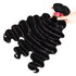 Loose Deep Wave Brazilian Human Virgin Hair Weave 3 Bundles