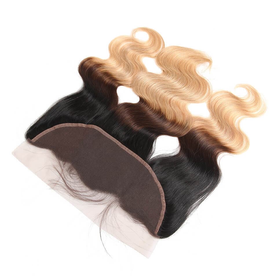 1B/4/27 Lace Frontal Brazilian Body Wave13x4 Pre Plucked With Baby Hair