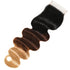 1B/4/27 Body Lace Closure 100% Human Virgin Hair Ombre Hair