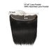 Straight Human Hair 13x4 Lace Closure Frontal Swiss Lace 100% Natural Hairline