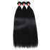 WorldNew Hair Bundles Human Weaves Virgin Straight Brazilian Hair 3 Bundles