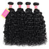 WorldNewHair Brazilian Water Wave Human Hair 4 Bundles Natural Color