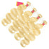 WorldNewHair 613 Blonde Virgin Human Hair Wave 4 Bundles Body Wave Hair Weft