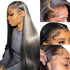 Straight Hair HD Transparent 13x4 Lace Front Wigs Pre Plucked Human Hair Wig Natural Black