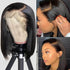 Short Straight Bob 13x4 Lace Frontal Wigs-12inch best for summer