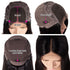 Real HD Lace Closure Wigs Straight Pre Plucked 180% Density Natual Black