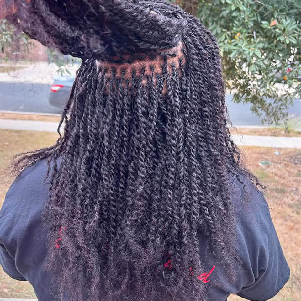 Natural Black Afro kinky Bulk Human Hair For Braiding Dreadlock Hair