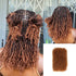 Auburn Brown Remy Human Hair Afro kinky Bulk Hair For Braiding Dreadlock Twists Hair