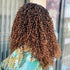 Auburn Brown Remy Human Hair Afro kinky Bulk Hair For Braiding Dreadlock Twists Hair