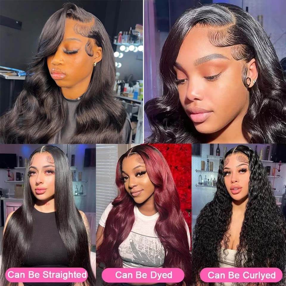 Flash Sale Body Wave 13x4 Lace Front Wig Human Hair Pre Pluck HD Lace Wigs