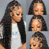 New In 9x6 glueless wear go wig deep wave human hair HD pre cut pre plucked lace wig