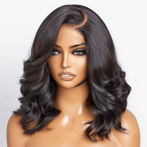 Body Wave Bob Wig 13x4 Lace Front Wigs Human Hair HD Lace Pre Plucked With Baby Hair