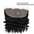 Loose Wave Human Hair 13x4 Pre Plucked Lace Frontal Closure Free Part