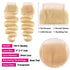 613 Blonde Human Hair Body Wave Blonde Hair 4X4 Lace Closure