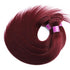 99J Colored Straight Human Hair Bundles With 4x4 Lace Closure Burgundy Color Human Hair Weaves