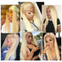 #613 Blonde Straight Human Hair Lace Front Wigs Pre-Plucked With Baby Hair