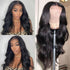 Body Wave Human Hair 4x4 Lace Wig Pre Plucked  With Baby Hair On Sale